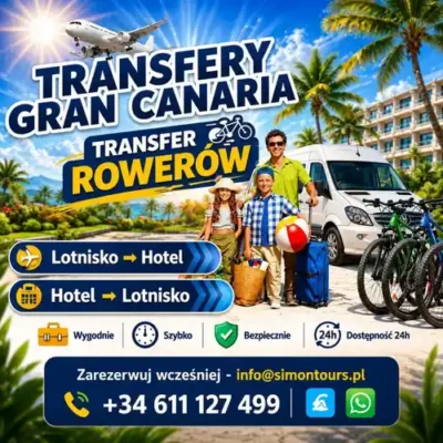 Transfery Gran Canaria Dla rodzin i grup Z lotniska i hoteli